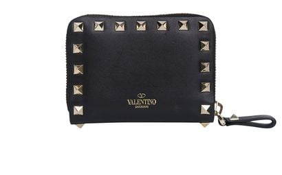 Valentino Rockstud Zippy Coin Purse, front view